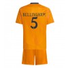Real Madrid Jude Bellingham #5 Bortedraktsett Barn 2024-25 Kortermet (+ korte bukser)